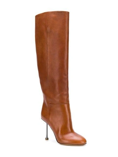 Shop Maison Margiela Knee-length Boots - Brown