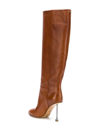 Shop Maison Margiela Knee-length Boots - Brown
