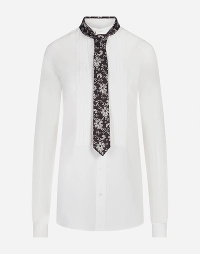 Shop Dolce & Gabbana Cotton Shirt In White