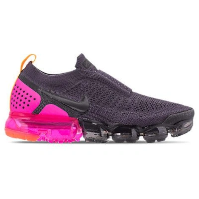 Shop Nike Women's Air Vapormax Flyknit Moc 2 Running Shoes In Black Size 5.0 Lace/knit By