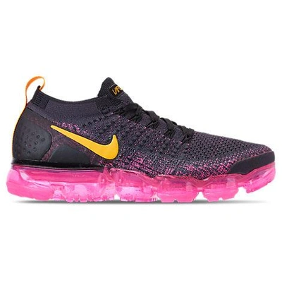 Shop Nike Women's Air Vapormax Flyknit 2 Running Shoes In Black Size 10.5