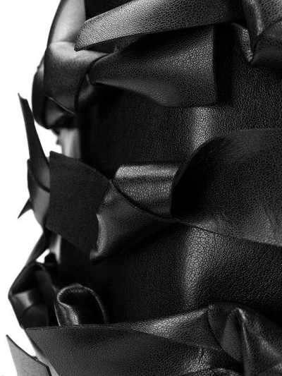 Shop Comme Des Garcons Girl Bow Shopping Tote In Black