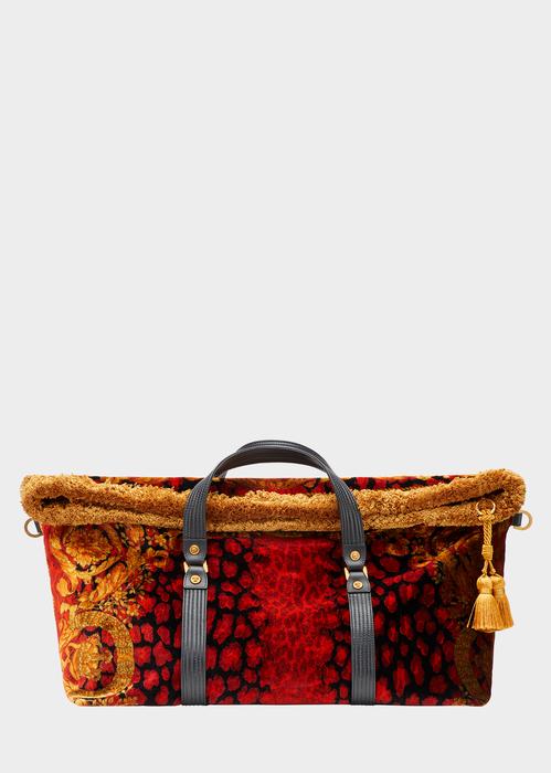 versace velvet bag