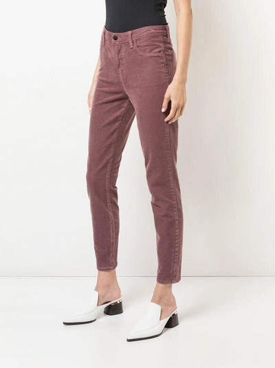 Shop J Brand Skinny Fit Corduroy Trousers - Pink
