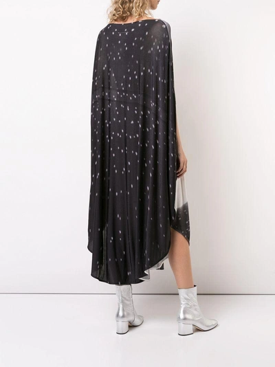 Shop Mm6 Maison Margiela Disco Ball Print Dress - Grey