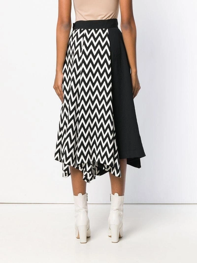 Shop Loewe High Waisted Midi Skirt - Black