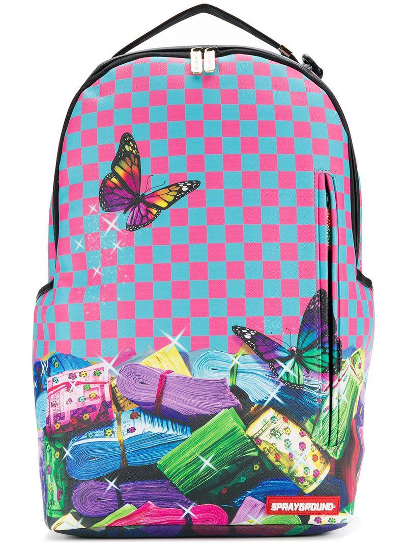 pink sprayground backpack