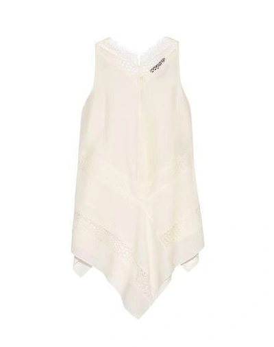 Shop Wes Gordon Top In Ivory