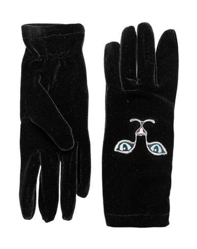 Shop Vivetta Gloves In Black