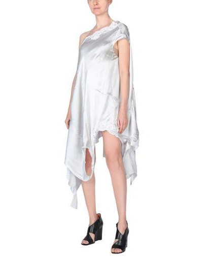 Shop Vetements Short Dresses In Light Grey