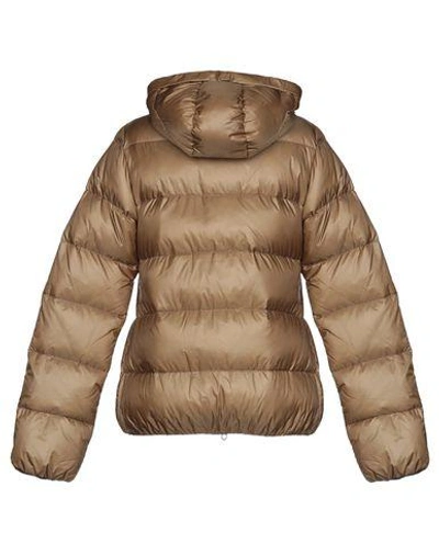 Shop Duvetica Down Jackets In Sand