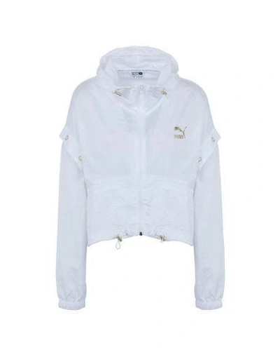 Shop Puma Jacket In White