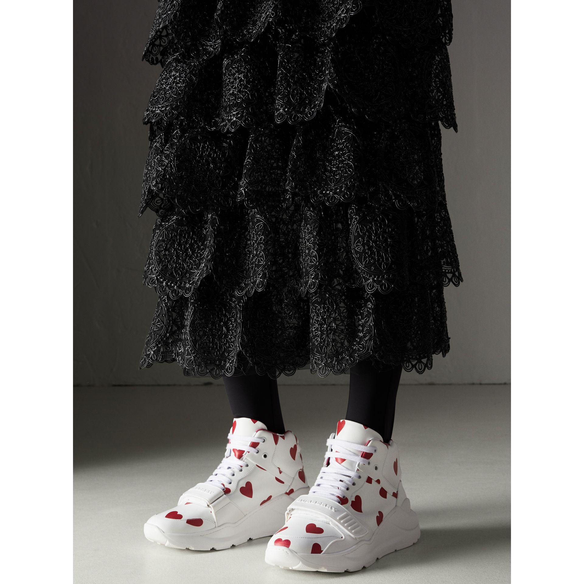 burberry heart sneakers