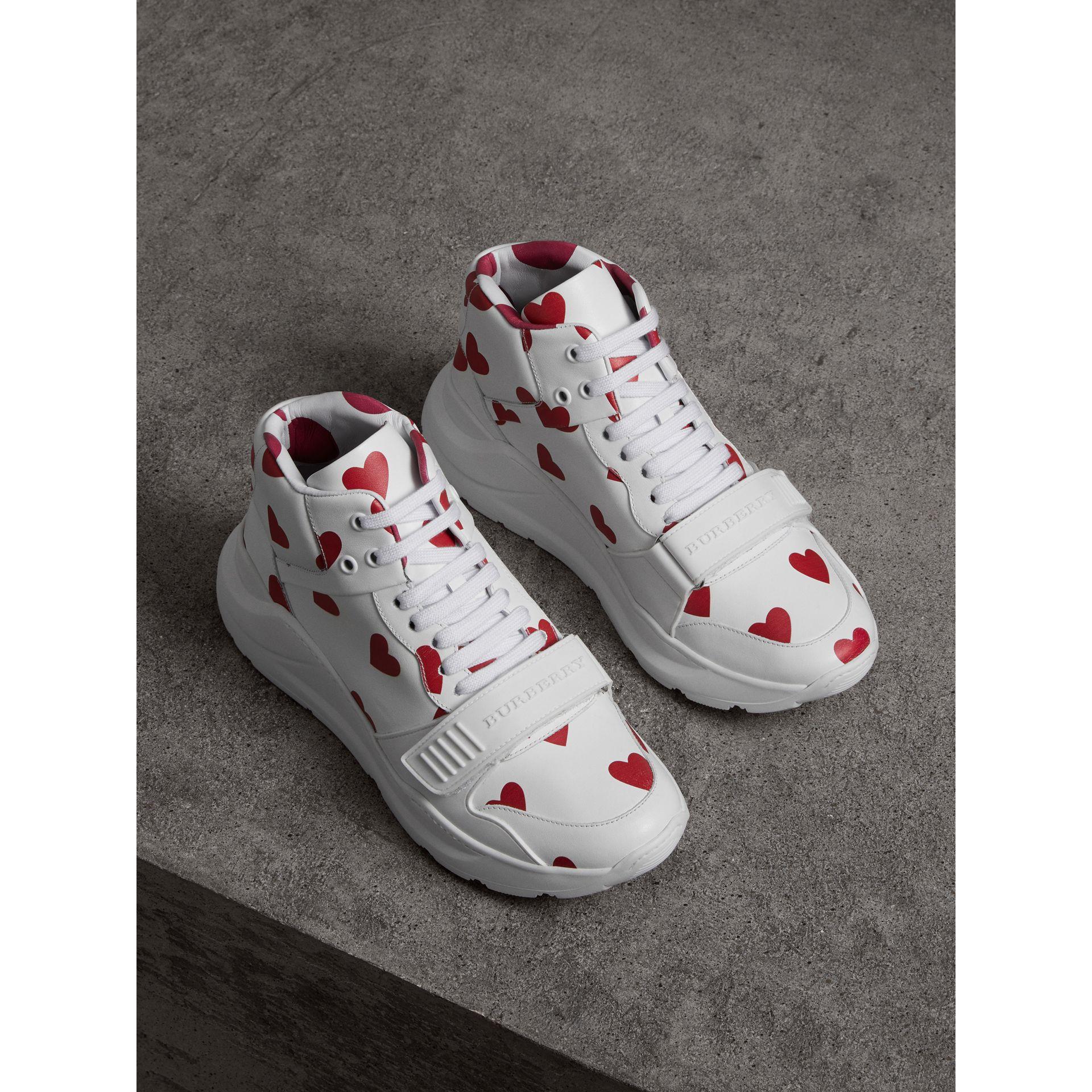 burberry heart sneakers