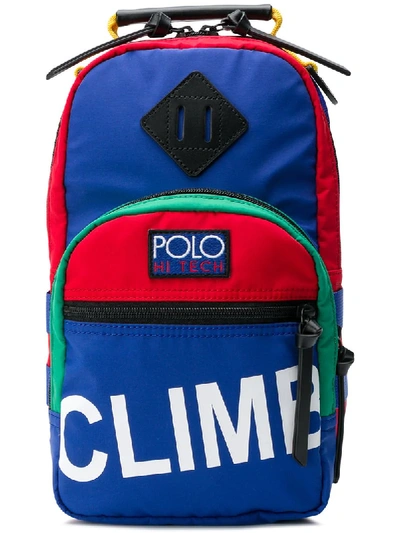 Polo Ralph Lauren Climb Printed Backpack In Blue | ModeSens