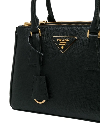 Shop Prada Saffiano Lux Tote Bag - Black