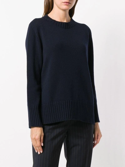 Shop Antonelli Crew Neck Sweater In Blue