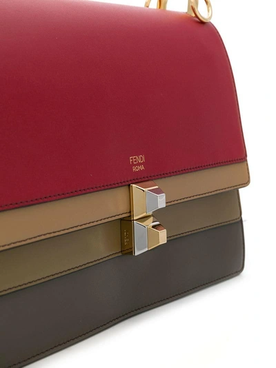 Shop Fendi Top Handle Bag - Red