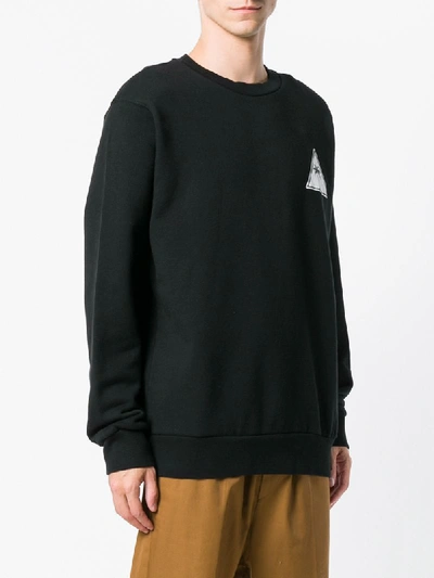 Shop Palm Angels Palm Logo Sweater In Black