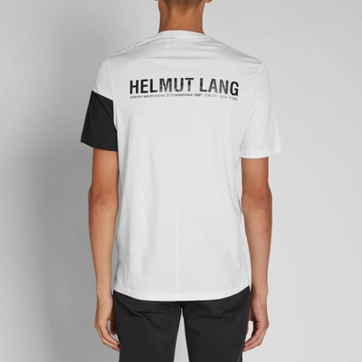 Shop Helmut Lang Band Logo Tee In White