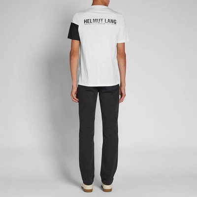 Shop Helmut Lang Band Logo Tee In White