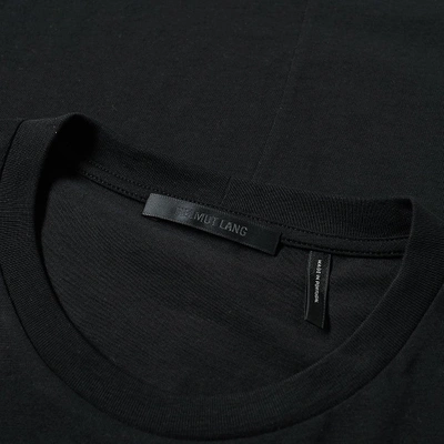 Shop Helmut Lang Logo Tee In Black