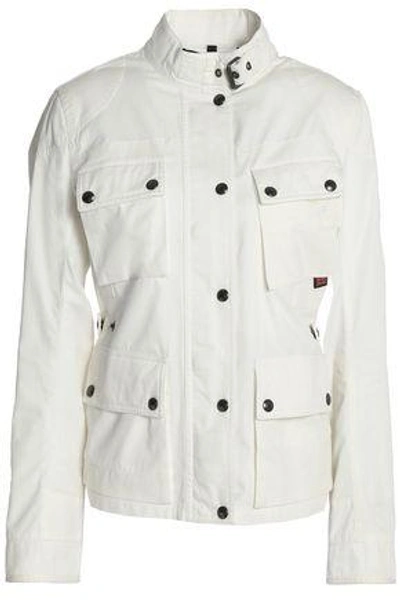 Shop Belstaff Cotton Jacket In White