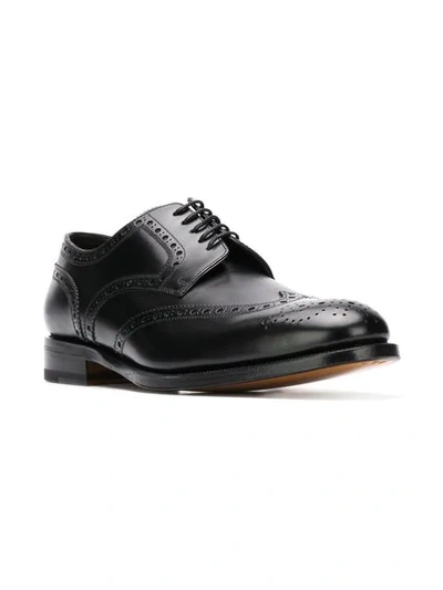 Shop Dsquared2 Classic Brogues - Black