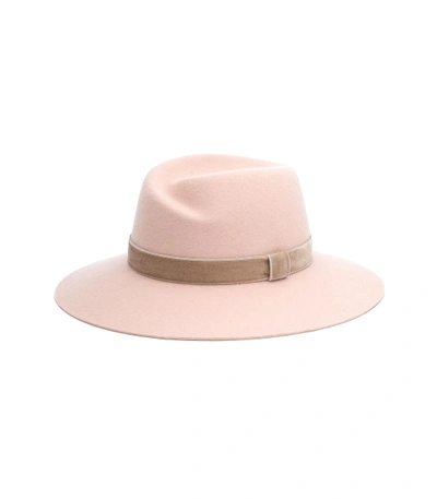 Shop Rag & Bone Light Pink Zoe Fedora Hat