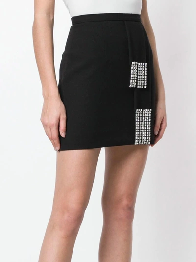 Shop Christopher Kane Embellished Mini Skirt