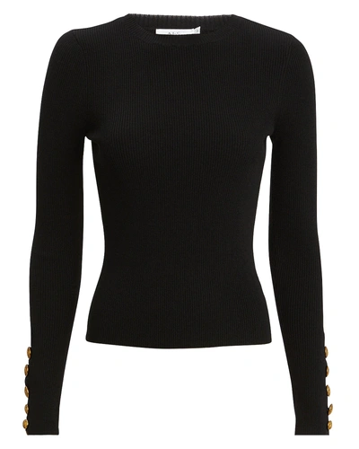 Shop A.l.c Dunham Ribbed Sweater In Black