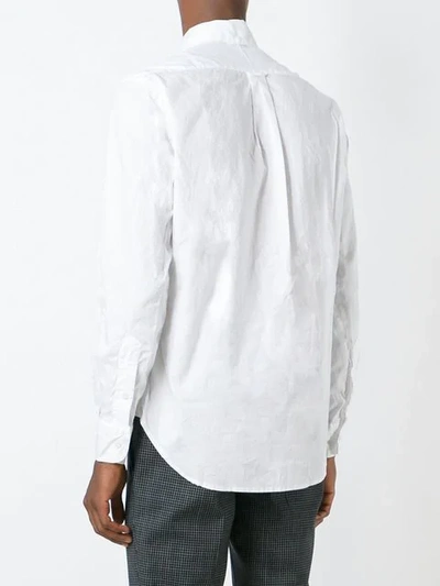 Shop Gitman Vintage 'zephyr' Oxford Shirt - White