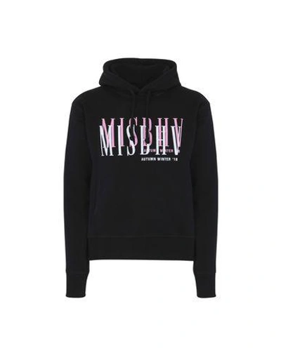 Shop Misbhv Hooded Sweatshirt In Black