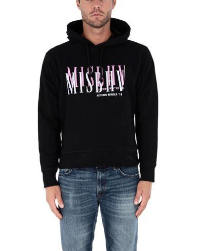 Shop Misbhv Hooded Sweatshirt In Black
