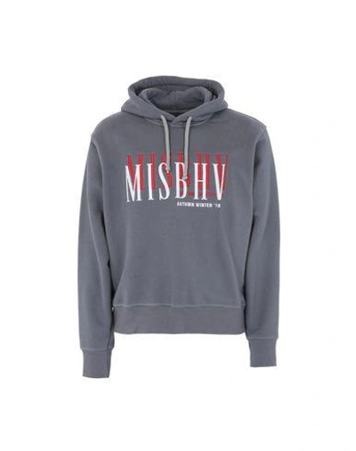 Shop Misbhv Hooded Sweatshirt In Lead