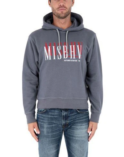 Shop Misbhv Hooded Sweatshirt In Lead