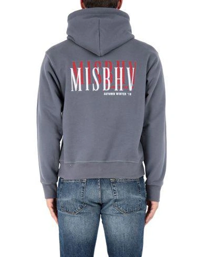 Shop Misbhv Hooded Sweatshirt In Lead