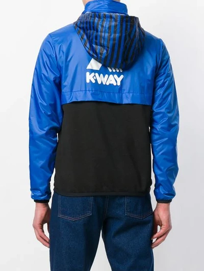 Shop Ami Alexandre Mattiussi Richard Remake Hooded K-way Windbreaker In Black