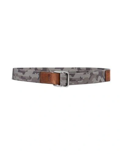 Shop Tommy Hilfiger Leather Belt In Military Green