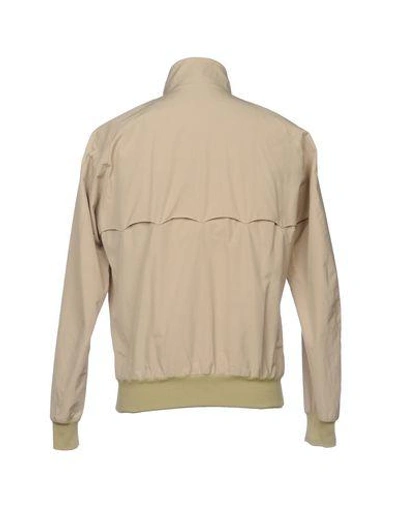 Shop Baracuta Man Jacket Beige Size 38 Cotton, Polyester