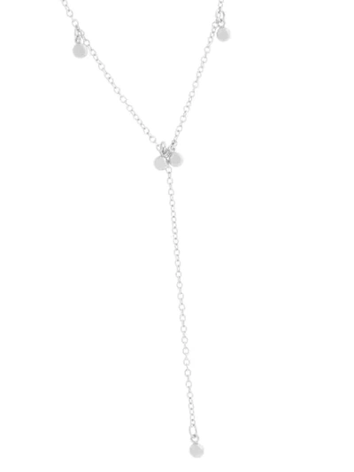 Shop Petite Grand Plateau Necklace In Metallic