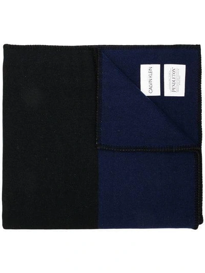 Shop Calvin Klein 205w39nyc Blanket Scarf - Black