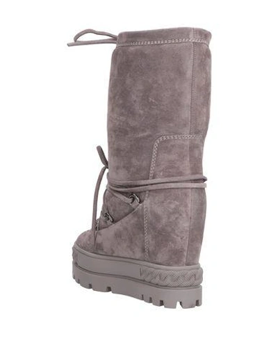 Shop Casadei Ankle Boots In Grey