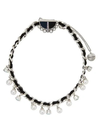 Shop Camila Klein Verzierter Choker - Prata Velha