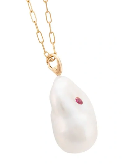 Shop Cvc Stones Romantic Necklace In White