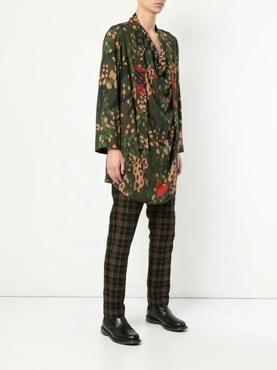 Shop Vivienne Westwood Camouflage Print Shirt In Multicolour