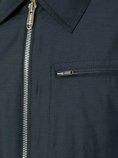 Shop Cerruti 1881 Zipped Jacket In Blue