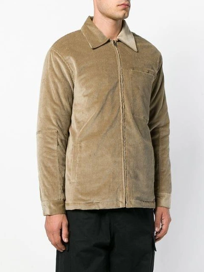 Shop The Silted Company Corduroy Zipped Jacket - Brown