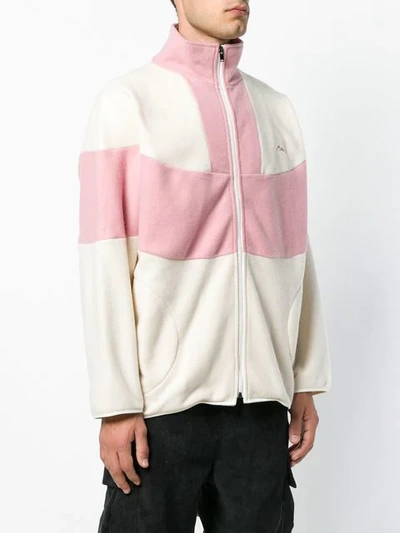 Shop The Silted Company Colour Block Oversized Jacket In White