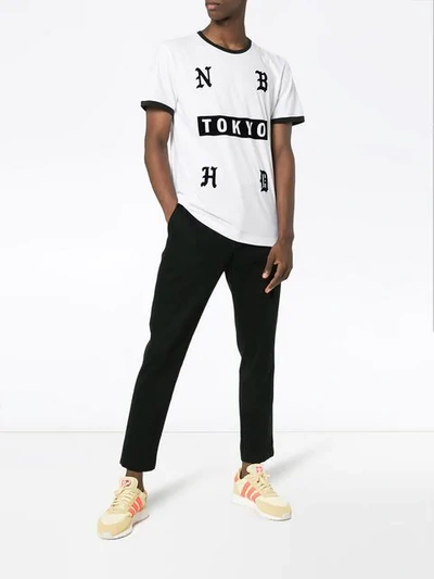 Shop Adidas Originals X Neighborhood Logo T In White